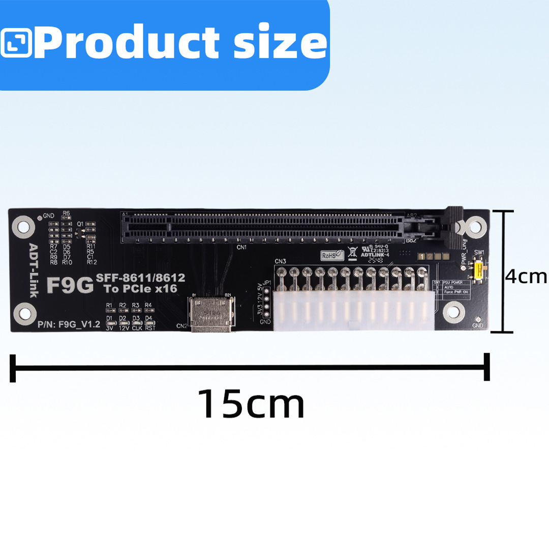Док-станция eGPU PCIe 5.0 x4 1 – обзор и цена Oculink Egpu Dock Graphics Card